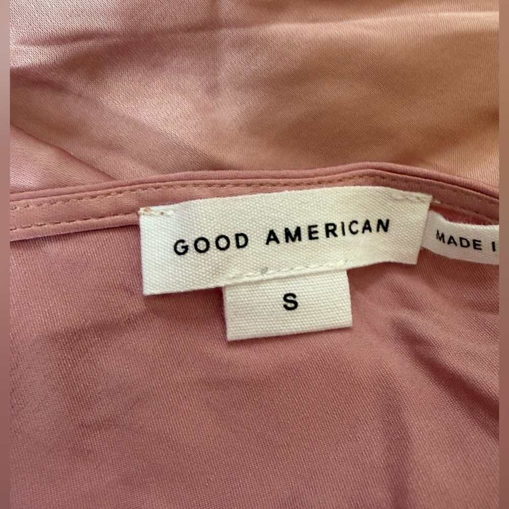 NWT Good American Satin Slip Maxi Dress - sz small - Picture 11 of 13